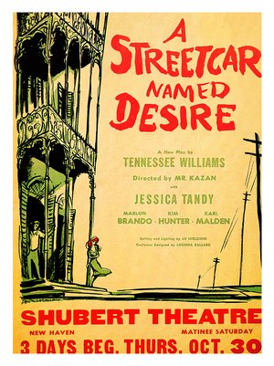 streetcar named desire theatre poster